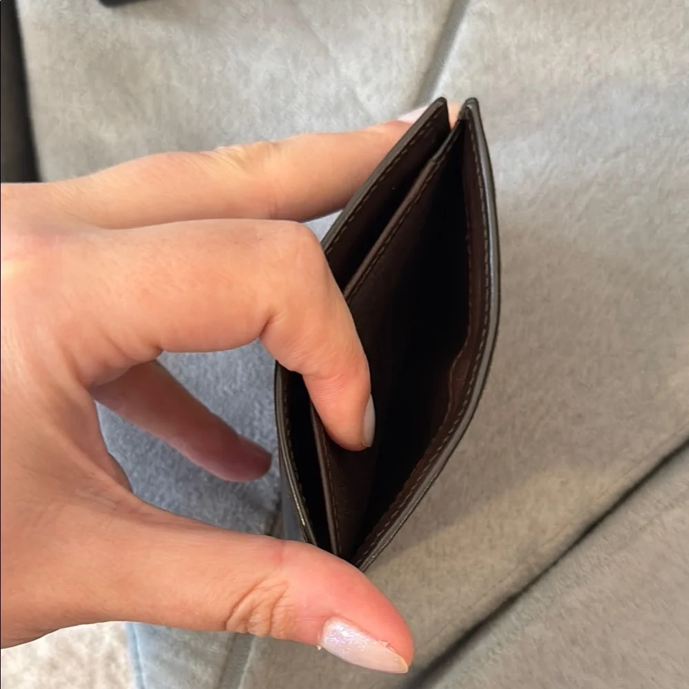 Loewe Brown Wallet/card holder, like new!